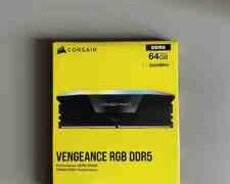 RAM 6000mhz Corsair Vengeance RGB, 64GB