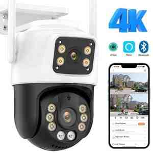 WiFi PTZ kamera 360FHD 12MP, 4K+64GB WiFi PTZ kamera 360FHD 12MP, 4K+64GB