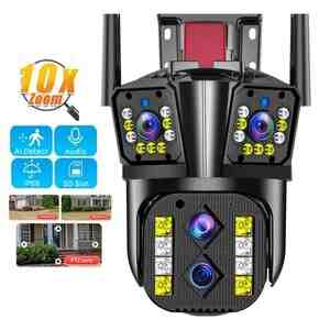 WiFi ptz 3 kamera 360 8mp, 4K +64GB WiFi ptz 3 kamera 360 8mp, 4K +64GB