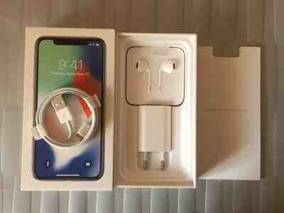 Apple iPhone X Silver 256GB, 3GB aksesuarları Apple iPhone X Silver 256GB, 3GB aksesuarları