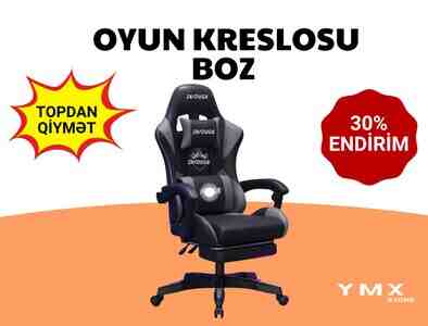 Oyun kreslosu boz Oyun kreslosu boz