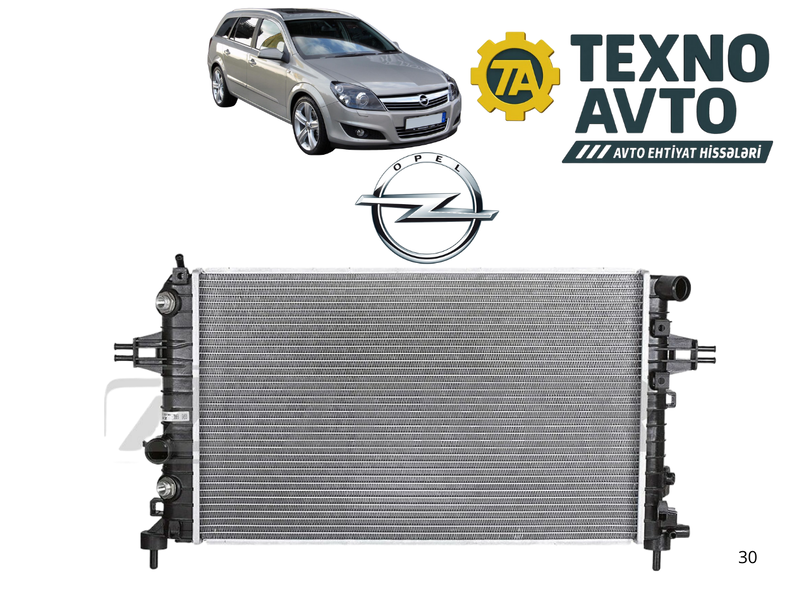 Opel Astra H 1.4 - Radiator Su Opel Astra H 1.4 - Radiator Su