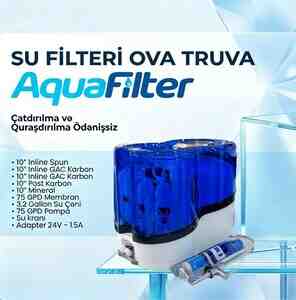 OVA Truva şəffaf su filteri OVA Truva şəffaf su filteri