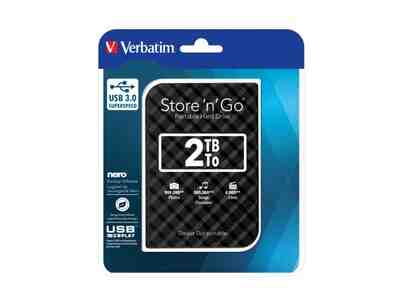 Xarici hard disk Verbatim 2TB Store N Go Xarici hard disk Verbatim 2TB Store N Go