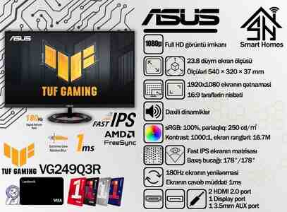 Asus TUF Gaming oyun monitorları Asus TUF Gaming oyun monitorları