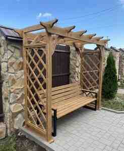 Oturacaq və pergola Oturacaq və pergola