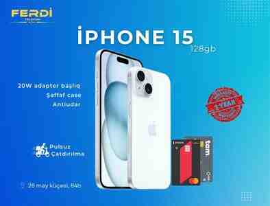 Apple iPhone 15 Blue 128GB, 6GB Apple iPhone 15 Blue 128GB, 6GB