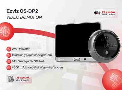 EZVIZ DP2C Ağıllı Qapı Gözlüyü və Zəng Sistemi EZVIZ DP2C Ağıllı Qapı Gözlüyü və Zəng Sistemi