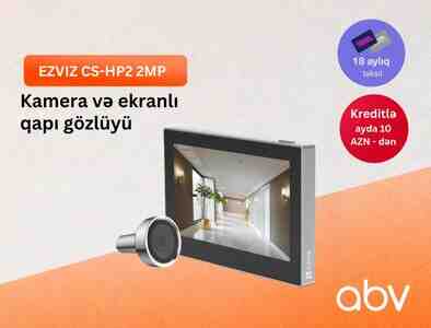 Kamera və ekranlı qapı gözlüyü EZVIZ CS-HP2 2MP Kamera və ekranlı qapı gözlüyü EZVIZ CS-HP2 2MP