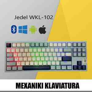 Mexaniki klaviatura JEDEL WKL-102 Blue Wi-Fi, Bluetooth, USB Mexaniki klaviatura JEDEL WKL-102 Blue Wi-Fi, Bluetooth, USB