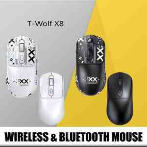 Kompüter siçanı T-Wolf X8 Wireless Rechargable Kompüter siçanı T-Wolf X8 Wireless Rechargable