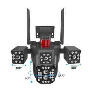 WiFi PTZ kamera 360FHD 12MP, 4K+64GB WiFi PTZ kamera 360FHD 12MP, 4K+64GB