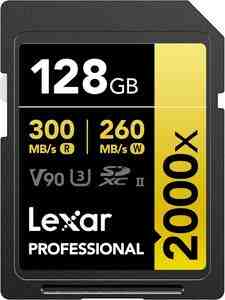 Lexar Professional 128 GB 2000x SD yaddaş kartı Lexar Professional 128 GB 2000x SD yaddaş kartı
