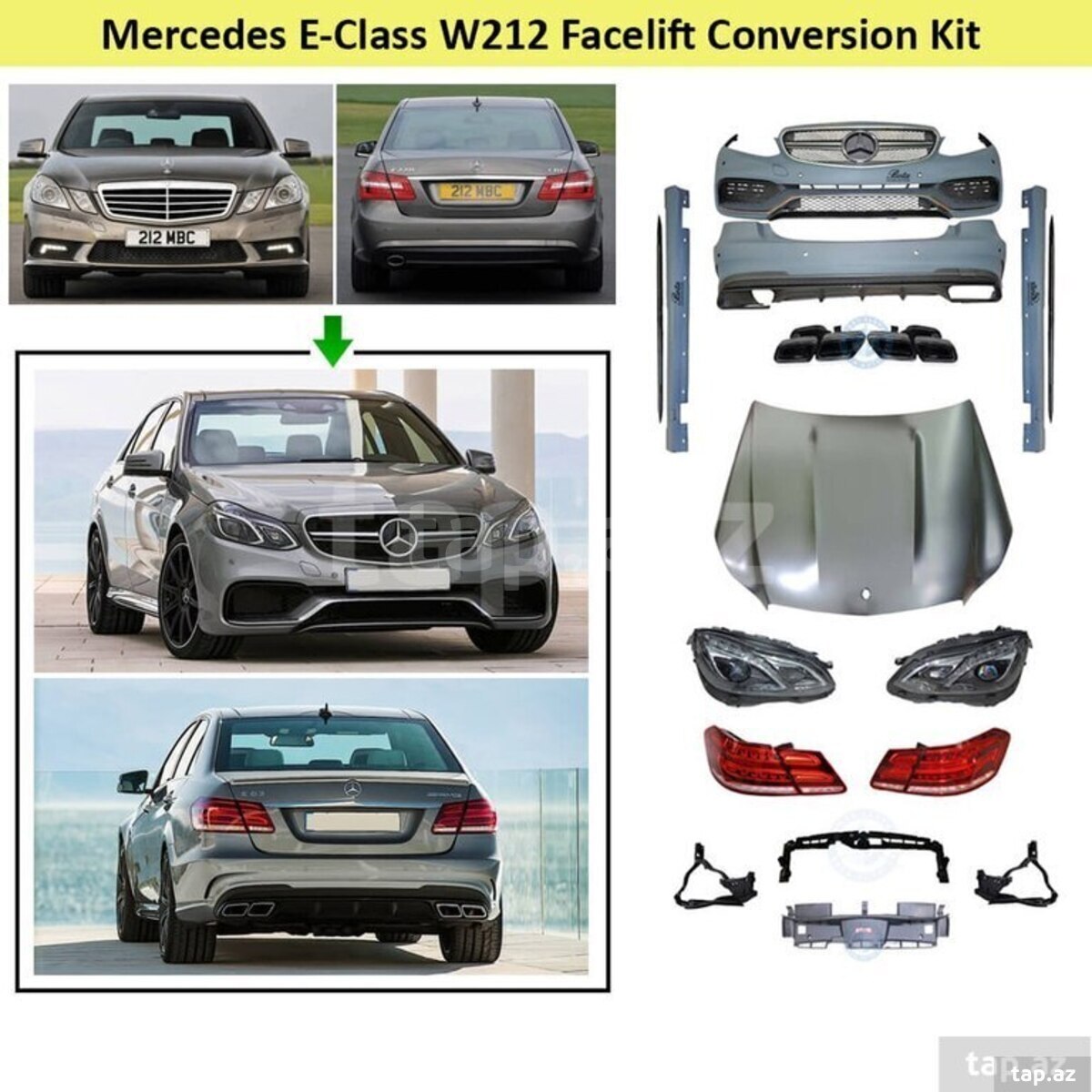 Mercedes üçün bodykit Mercedes üçün bodykit