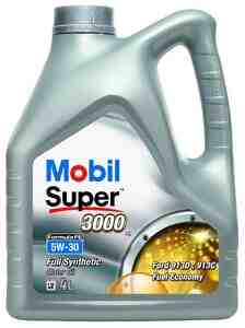 Mobil Super 3000 X1 Formula FE 5W30 4 LT mühərrik yağı Mobil Super 3000 X1 Formula FE 5W30 4 LT mühərrik yağı