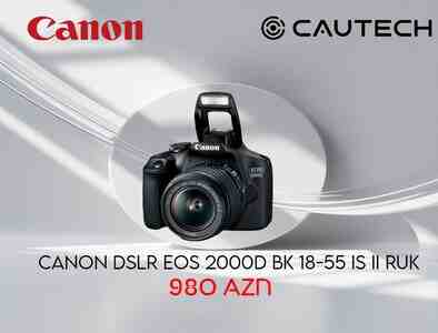 Fotoaparat Canon EOS 2000D + EF-S 18-55mm IS II Fotoaparat Canon EOS 2000D + EF-S 18-55mm IS II
