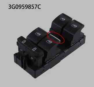 Volkswagen Touareq, Touran, Skoda Suprep Karoq, Kodiaq şüşə qaldıran düymə bloku Volkswagen Touareq, Touran, Skoda Suprep Karoq, Kodiaq şüşə qaldıran düymə bloku