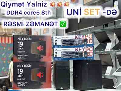 Masaüstü dəst Core5 DDR4 Masaüstü dəst Core5 DDR4