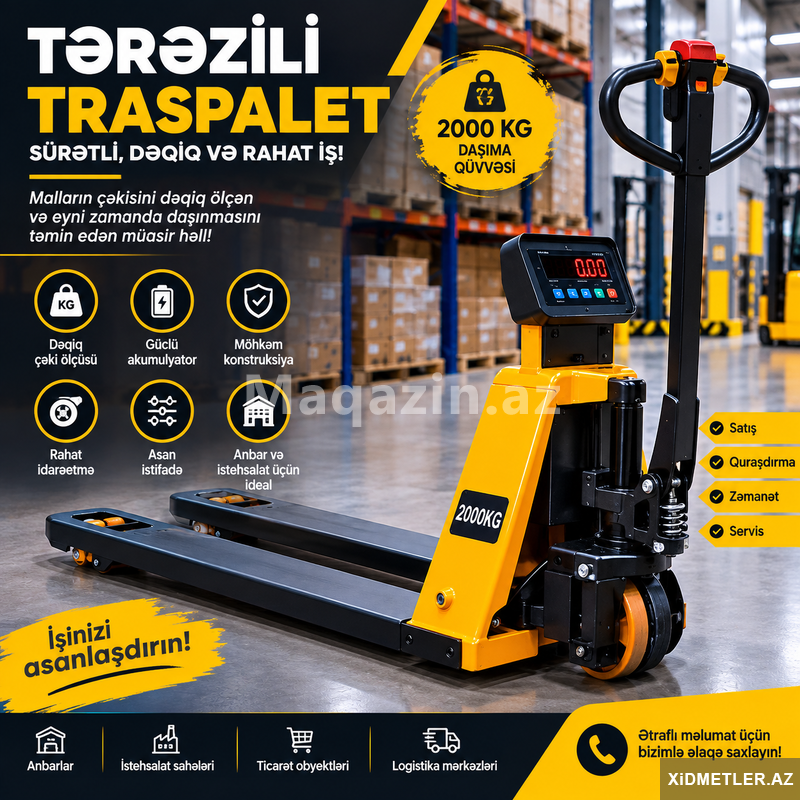 Terezili transpalet 3000 kq Terezili transpalet 3000 kq
