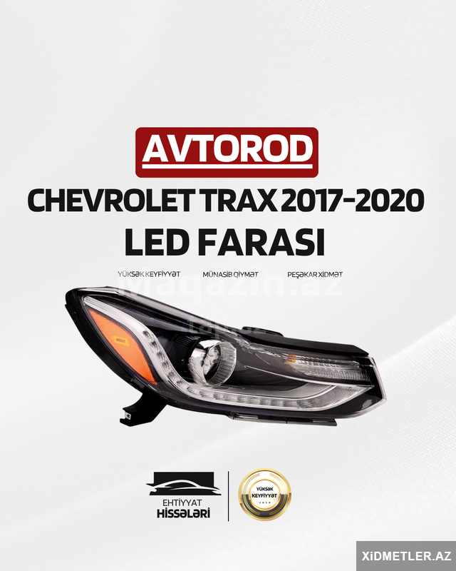 "Chevrolet Trax 2017-2020" Led farası "Chevrolet Trax 2017-2020" Led farası