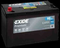 Akkumulyator EXIDE Premium 95 Ah L+ EA955