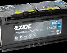 Akkumulyator EXIDE Premium 100 Ah R+ EA1000