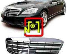 Mercedes W221 radiator barmaqlığı