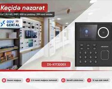 Hikvision DS-K1T320EX keçidə biometrik nəzarət terminalı