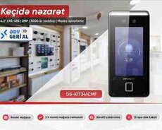 Hikvision keçidə biometrik nəzarət terminalı DS-K1T341CMF