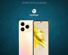 Tecno Spark 20 Pro Moonlit Black 256GB8GB