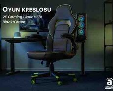 2E Gaming Chair HEBI BlackGreen