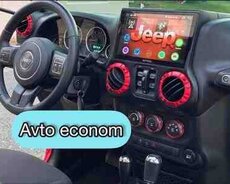 Jeep Wrangler android monitor