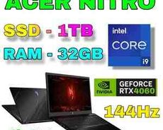 Noutbuk Acer Nitro v15 i9 13 Gen RTX 4060 Gaming