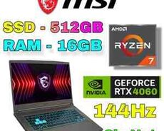 Noutbuk MSİ Dragon Ryzen 7735HS RTX 4060 Gaming