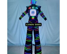 Led Robot #mascot #karnaval #biznes #sou #parti #karnaval #geyim