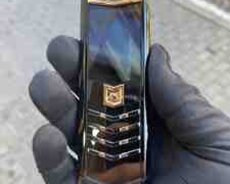 Vertu Signature S Design Pure Black Red Gold Mixed Metals 4GB