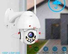 PTZ 360 Fırlanan cöl kamerası 3MP2K +64gb
