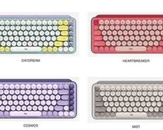 Logitech POP Keys Mechanical Wireless Keyboard with Customizable Emoji