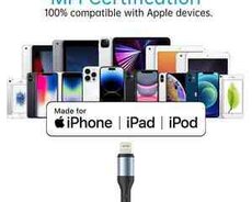 Lightning to USB kabeli 2 metr Fast Charger Cable Heavy Duty iPhone 14 13 12 11 XR 8