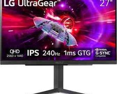 Monitor LG UltraGear 27GR83Q-B 240Hz 2K 27