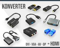 Çeviricilər HDMI, DVI, VGA, DisplayPort