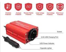 Car Power Inverter DC 12V To AC 220V 300W