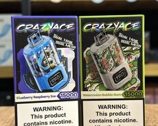 Crazyace 15 000 tüstü 5% nikotin