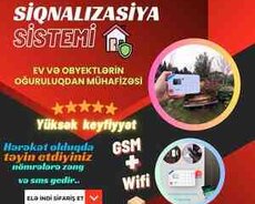 Siqnalizasiya sistemi Kerui GSM+Wifi