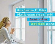 Plastik qapı pəncərələrin təmiri