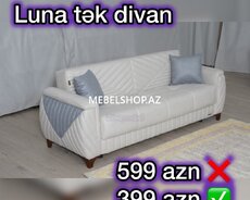 Luna tek divan divanlar ucuz divan kreditlə mebel