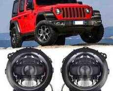 Jeep wrangler lupalı işıq dəsti