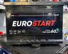 Akkumulyator Eurostart-60AH