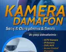 Kamera və domofon quraşdırılması