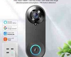 Tuya WiFi Door Camera Two-Way Intercom Wireless Audio Video Doorbell